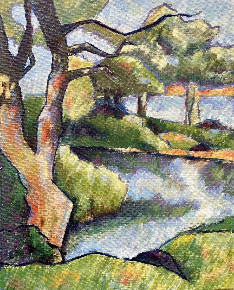 A painting of my final piece for Paint Garstang 2025